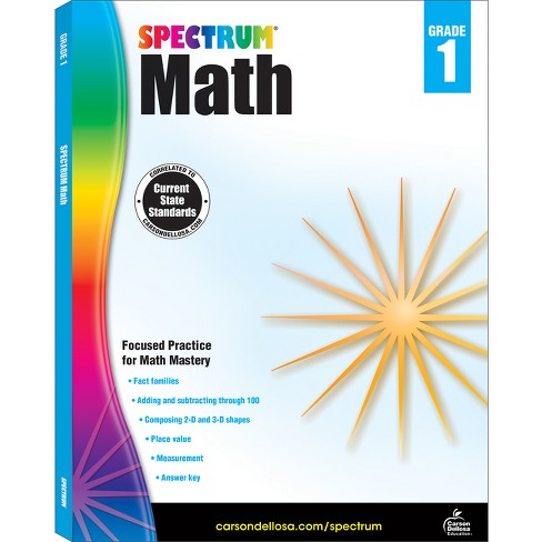Spectrum Math Workbook, Grade 1 - (paperback) : Target