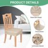 Unique Bargains Polyester Spandex Waterproof Durable Dining Chair Slipcovers - 2 of 4
