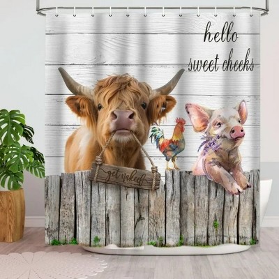 LunaLulinlk Farm Shower Curtain