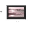 HomeRoots Breakfast On The Beach Black Framed Print Wall Art - 3 of 4