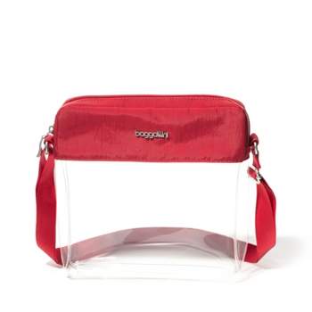 baggallini Women's Clear Stadium Crossbody Bag for Sports, Concerts, & Festival Events
