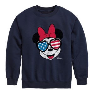 Boys' - Disney - Americana Graphic Long Sleeve Fleece Sweatshirt - 1 of 4