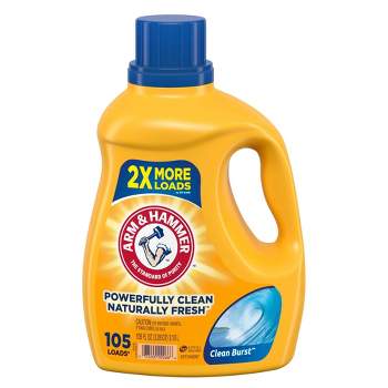 Arm & Hammer Clean Burst Liquid Laundry Detergent - 105 fl oz