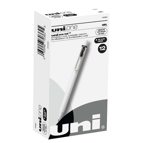 Uniball Retractable 207 Black Gel Pens 2ct Click Top 0.7mm Medium Point Pen  : Target