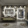 Apmir Super Bright 192 LEDs/m Front LED Lighted Anti-Fog Tempered Glass Bathroom/Vanity Mirror with ETL & 3-Year Warranty - 3 of 4