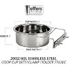 QT Dog Stainless Steel Pet Bowl Coop Cup with Clamp - 20 oz - 2 of 2