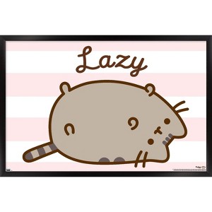 Trends International Pusheen - Lazy Framed Wall Poster Prints - 1 of 4