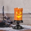 Gemmy 1 ft EmoteGlow Jack-O-Lantern Orange Musical Pillar Candle - Orange - 3 of 3