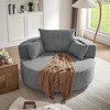 Whisen 360° Swivel Barrel Chair with Removable Pillows - 4 of 4