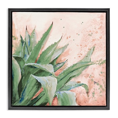 Stupell Industries Green Succulent Plant Leaves, 25" x 25"