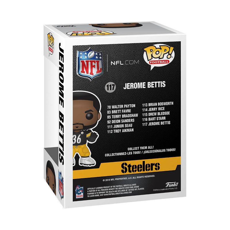 Funko POP! NFL: Pittsburgh Steelers Jerome Bettis, 3 of 4