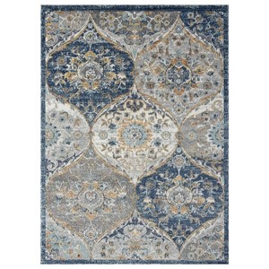Luxe Weavers Vintage Floral Indoor Area Rug - 1 of 4