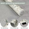 Washable Vintage Floral Medallion Area Rugs, Retro Accent Non Slip Throw Carpet for Bedroom Living Room - 4 of 4
