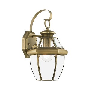 Livex Lighting Monterey 1 - Light Wall Light in  Antique Brass - 1 of 4