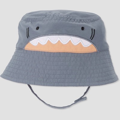 Image of Carter's Just One You® Baby Boys' Shark Bucket Hat - Gray 6-12M