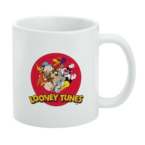 Looney Tunes Group Ceramic Coffee Mug, Novelty Gift Mugs for Coffee, Tea and Hot Drinks, 11oz, White - 1 of 4