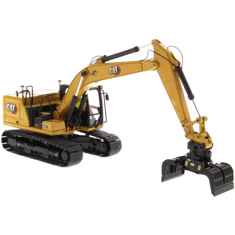 Cat Caterpillar 323 Hydraulic Excavator Next Generation Design & Operator & 4 Work Tools "High Line Series" 1/50 Diecast Masters, 4 of 7
