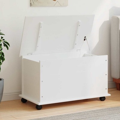Storage Chest Natural wood Solid pine wood Medium Storage Chest vidaXL