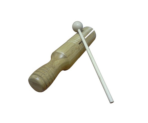 Rhythm Band Guiro Tone Block Bamboo Large