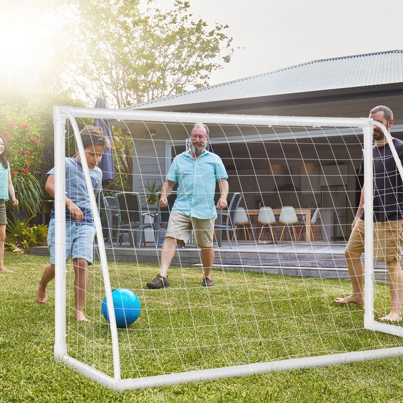 Costway 6 FT  x 4 FT Portable Kids Soccer Goal Quick Set-up for Backyard Soccer Training, 2 of 11