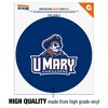 University of Mary Primary Logo Automotive Car Window Locker Circle Bumper Sticker - 3 of 4