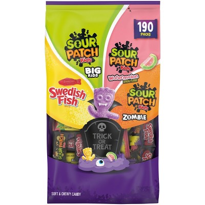 SOUR PATCH KIDS Candy  Halloween Variety Pack - 69.4oz/190ct