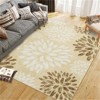 Fulvari Area Rug Non-Slip Floral Washable Living Room Throw Small Stain Resistant Rugs Low-Pile Rugs Boho Rugs - 3 of 4