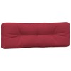 vidaXL Chair Cushion 3 Pcs Water Repellent Outdoor Cushion Sofa Pad Fabric - Wine Red - 4 of 4