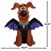 Gemmy Airblown Inflatable Scoob Puppy As Bat WB , 3.5 ft Tall, Multicolored - 3 of 4
