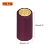 Unique Bargains PVC Durable Flexible Seal Kitchen Wine Bottle Capsules 100 Pcs - 2 of 4