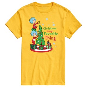 Men's - Dr. Seuss - Christmas Is A Family Thing Short Sleeve Graphic T-Shirt - 1 of 4