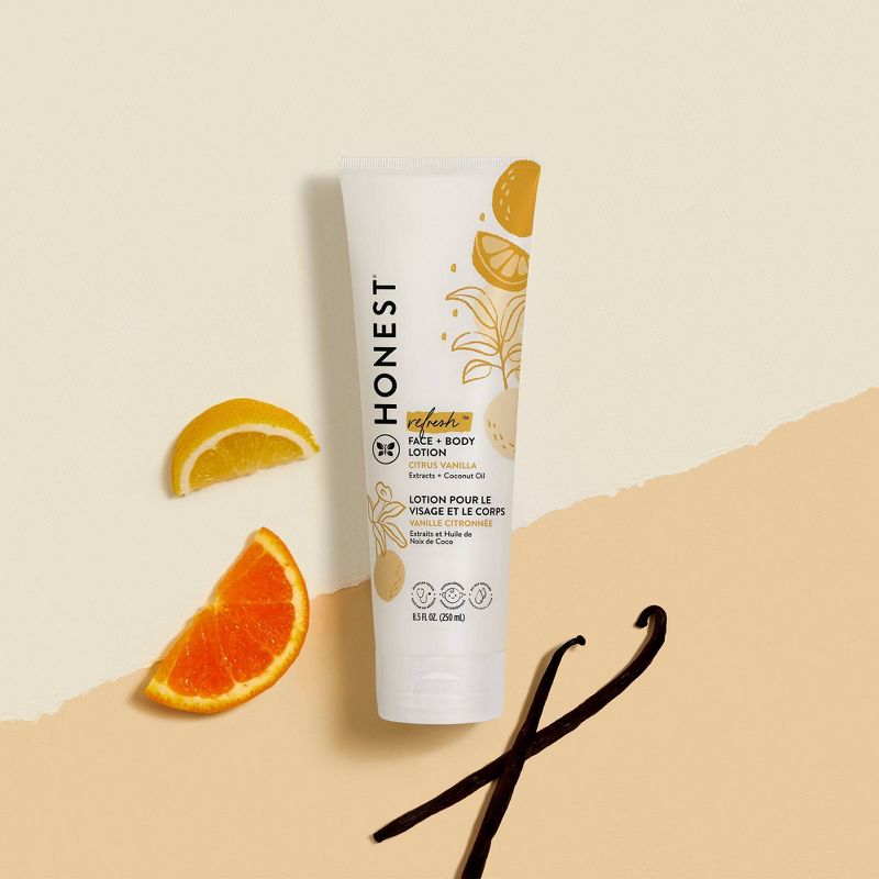 The Honest Company Refresh Face + Body Lotion - Citrus Vanilla - 8.5 fl oz, 6 of 8