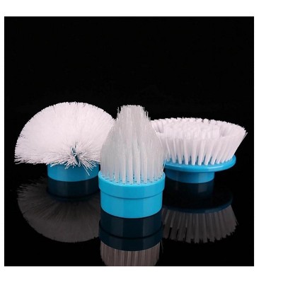 Extendable Cordless Power Scrubber with Synthetic Brushes