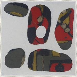 Amanti Art Painted Stones II by Erin McGee Ferrell Framed Canvas Wall Art - 1 of 4