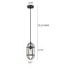 Chloe Lighting Ironclad Industrial 1 Light Rubbed Bronze Mini Ceiling Pendant 5.5" Wide - 4 of 4