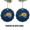 Averett University Primary Logo Porcelain Scalloped Holiday Christmas Tree Ornament - 2 of 4