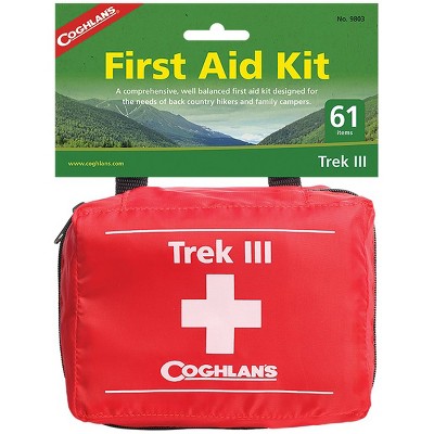 Coghlan's Trek III First Aid Kit, 61 Pieces, Hiking Camping Set