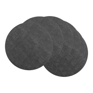 REGALWOVEN Faux Leather Washable Wipeable Heat Resistan Placemats 6 Pcs - 1 of 4