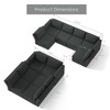 Ainfox 6-Seat Sofa Dark Grey - 2 of 3