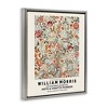 Stupell Industries Bold Red Flowers Pattern Intertwining Stems Text Flyer Floating Frame Canvas Art, Gray, 25" x 31" - 2 of 4
