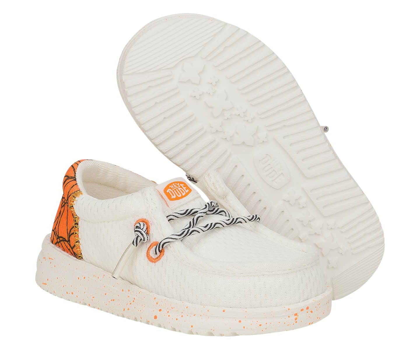 Детские кроссовки HEYDUDE Men Wally Funk Toddler Sports, White, 7, цвет: Белый — фото 4