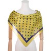 Elerevyo Women Polka Dots Large Vintage Satin Square Neckerchief Head Wrap Bandanas 35.4" X 35.4" - 2 of 4