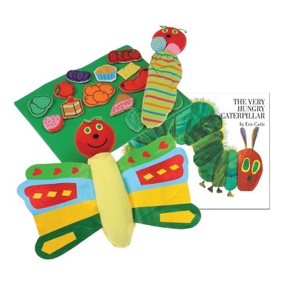 Kaplan Early Learning Friendly Caterpillar Story Props and Book