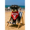 Parisian Pet 'Bitches Love Me' Bandana - Stylish, Comfortable, Trendy Red Bandana for Dogs & Cats, Fun Pet Fashion Accessory - 4 of 4