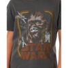 Seven Times Six Star Wars Girls' Vintage Chewbacca Retro Characters Design Graphic T-Shirt Grey - 2 of 4