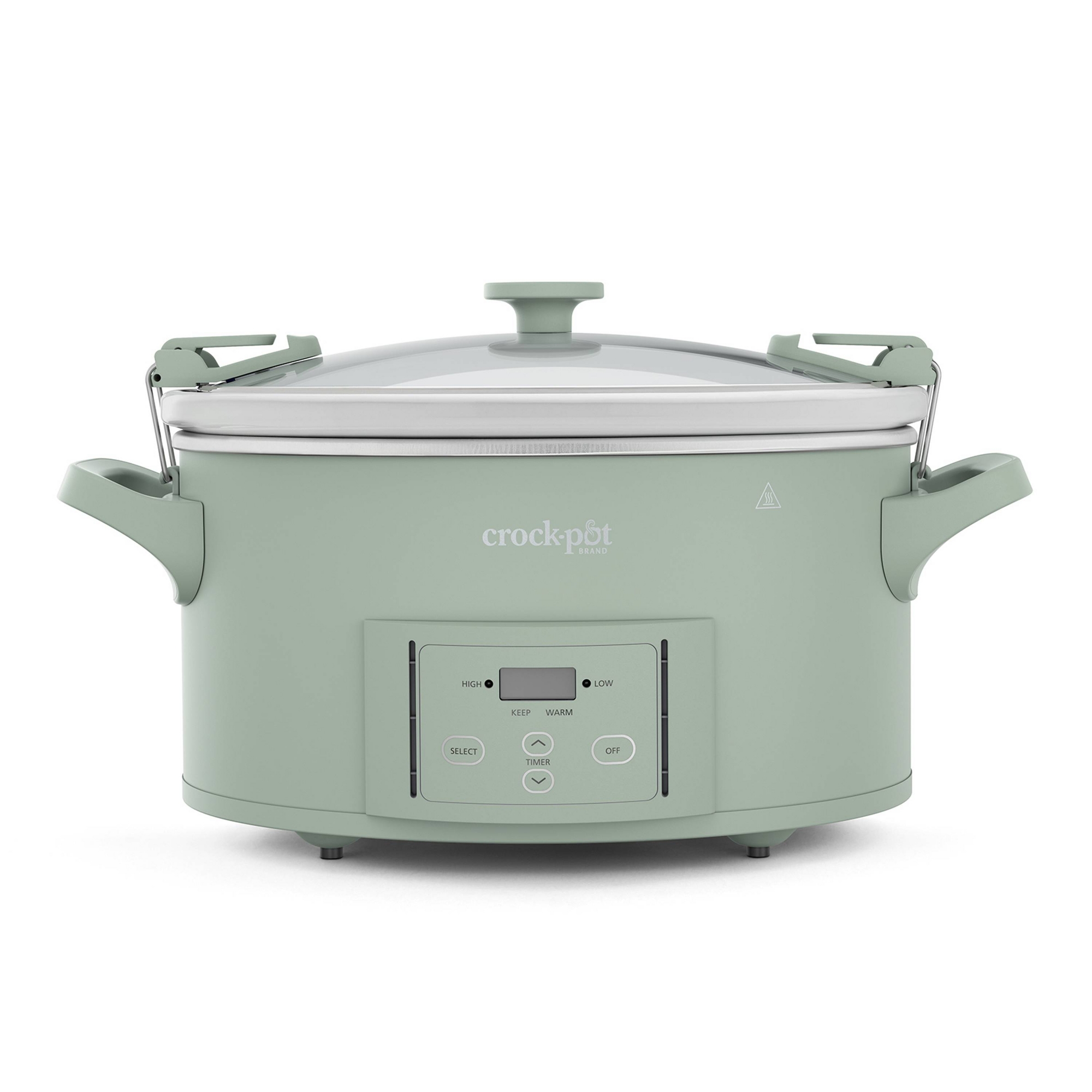 Crock-Pot 7qt Programmable Countdown Cook and Carry Slow Cooker Desert Sage