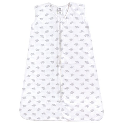 Image of Luvable Friends Baby Sleeveless Jersey Cotton Sleeping Bag, Sack, Blanket, Elephants Jersey, 0-6 Months