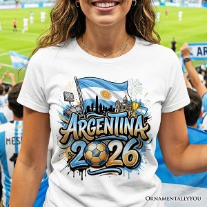 アパルトモン AMERICANA Football T-Shirt Argentina 2026 Soccer T Shirt, Fans Football Tee | OrnamentallyYou