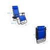 Best Choice Products Set of 2 Zero Gravity Lounge Chair Recliners for Patio, Pool w/ Cup Holder Tray - 2 of 4