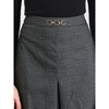 Hobemty Women's Office Skirt Knee Lenght High Waist Plaid Tartan Skirt - 4 of 4